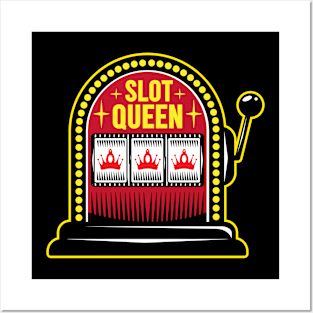 Slot Queen Slot Machine Casino Posters and Art